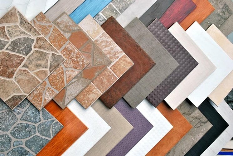 Different types of tiles